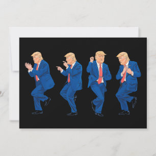Trump 45 47 Funny Dance Dancing USA President Kaart