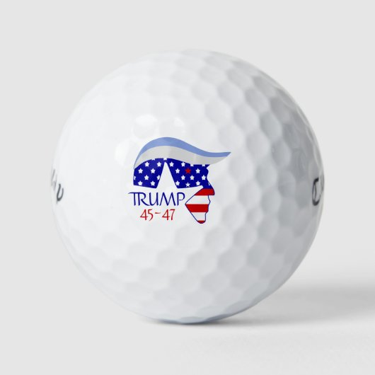Trump 45-47 Golf Balls Golfballen (Voorkant)