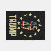 Trump 45 47 Mega Potus Fleece Deken (Voorkant (Horizontaal))