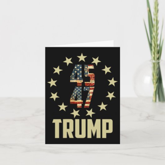 Trump 45 47 Mega Potus Kaart (Voorkant)