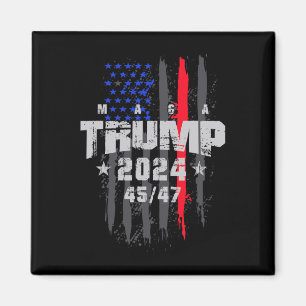 Trump 45-47 Mega VS Vlag 2025 Presidentiële Verkie Magneet