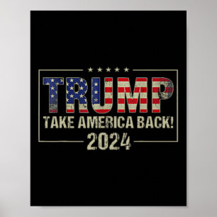 Trump 45 47 (op Byck) Neem Amerika Ck Usa Trump 20 Poster