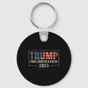 Trump 45 47 (op Byck) Neem Amerika CK VS Trump 20 Sleutelhanger