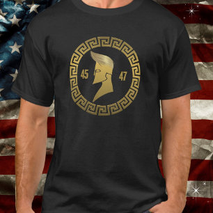 Trump 45-47 Spartan Combover T-shirt