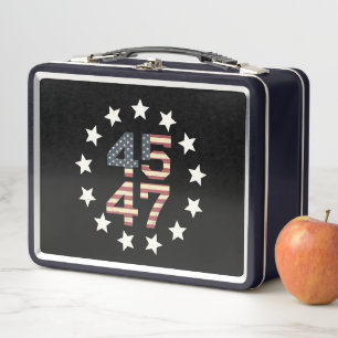 Trump 45 47 sterren vintage USA Amerikaanse vlag