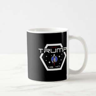 Trump 45 47 Trump Retro Futuristisch Design Koffiemok