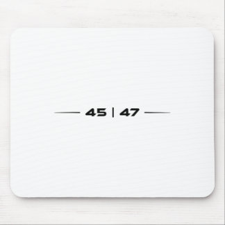 Trump 45 47 Trump retro futuristisch ontwerp Muismat