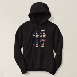 Trump 45 47 verkiezingen 2024 hoodie