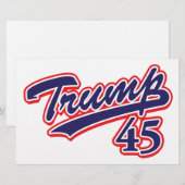 Trump 45! briefpapier (Voorkant / Achterkant)