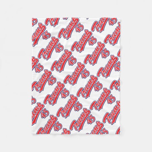 Trump-45-RED Fleece Deken (Voorkant)