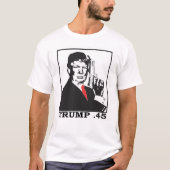 Trump .45 T-shirt (Voorkant)