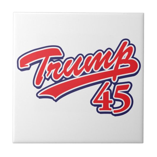 Trump 45! tegeltje (Voorkant)
