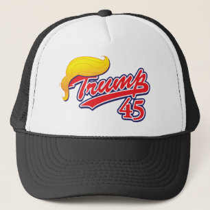 Trump-45-with-Hair Trucker Pet