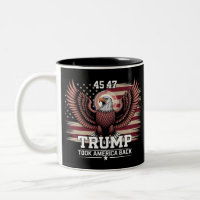 Trump 45e 47e President Flag 2025 Eagle America