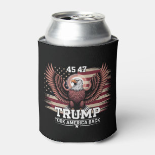 Trump 45e 47e President Vlag 2025 Adelaar Amerika Blikjeskoeler