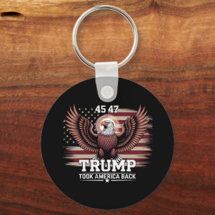Trump 45e 47e President Vlag 2025 Adelaar Amerika Sleutelhanger