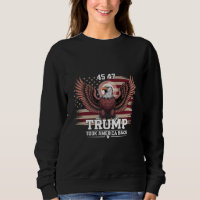 Trump 45e 47e President Vlag 2025 Adelaar Amerika