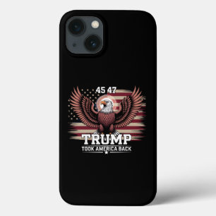 Trump 45e 47e Presidentiële Vlag 2025 Adelaar Amer iPhone 13 Hoesje