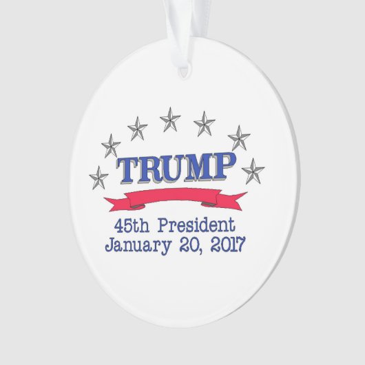 Trump 45e President Ornament (voorkant)