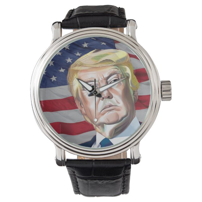 Trump 45ste President van de VS Horloge (Voorkant)