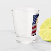 Trump 45ste President van de VS Shot Glas (Links)