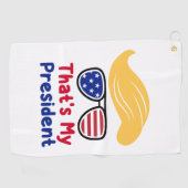 Trump 47 - Dat is mijn President Golfhanddoek (Horizontaal)