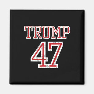 Trump 47 President Team Voetbal Jersey Stijl 2025 Magneet