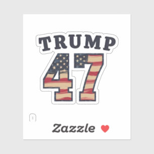 Trump 47 trotse Maga Amerikaanse inauguratiedag Sticker