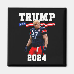 Trump 47 Voetbalshirt 2025 VS Vlag Trump Vance  Magneet