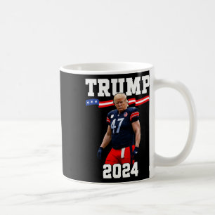 Trump 47 Voetbaltrui 2025 VS Vlag Trump Vance Koffiemok