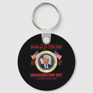 Trump 47e President Inauguratiedag Jan. 20e Me Sleutelhanger