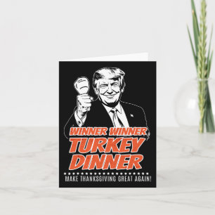 Trump 47e President Thanksgiving winnaar Turkije D Kaart