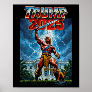  Trump 47e President Verenigde Staten nemen AM Poster