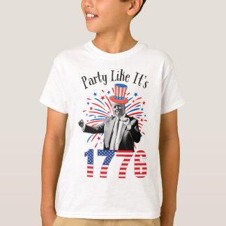 Trump 4 juli feest alsof het 1776 Onafhankelijkhei T-shirt