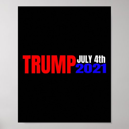 Trump 4 juli poster (Voorkant)