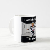 Trump a condamné Felon Coffee Mug (Devant gauche)