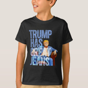 Trump a de super jeans drôle de t-shirt de mème po