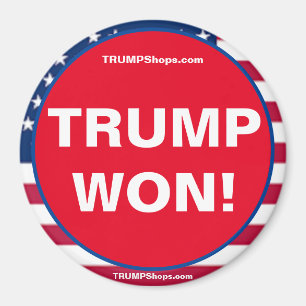 TRUMP A GAGNÉ ! Magnet patriotique