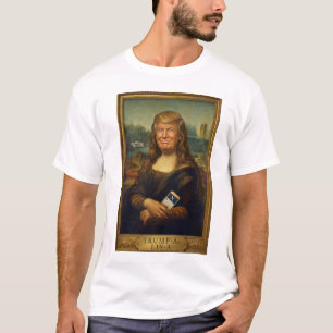 Trump-a-Lisa Klassieke Kunstparodie Politieke Ca T-shirt