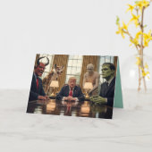 Trump Advisors Greeting Card Kaart (Gele Bloem)
