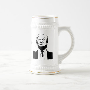 Trump Afbeelding Silhouette Custom Text Bierpul