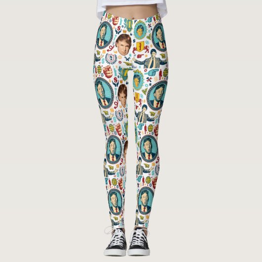 Trump all Over - 1 Leggings (Voorkant)
