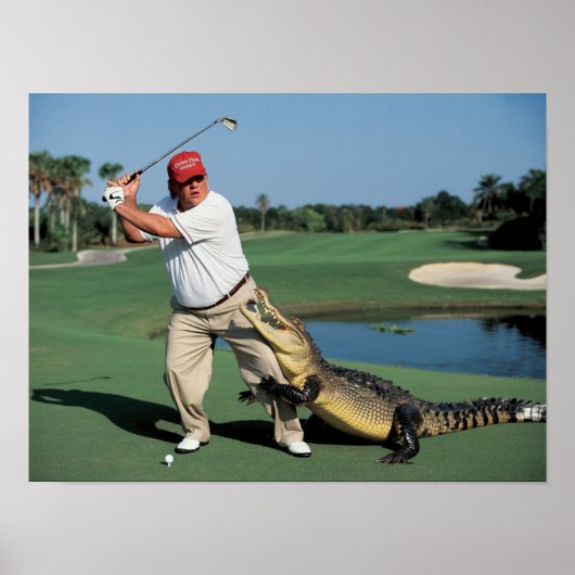 Trump Alligator Poster (Voorkant)