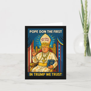 Trump als paus van de Vaticaanse Kerk - Pope Trump Kaart