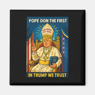 Trump als paus van de Vaticaanse Kerk - Pope Trump Magneet