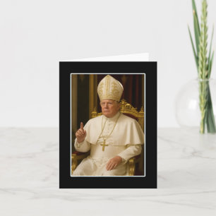 Trump als Vaticaanse Kerk Paus Trump Grappig Vatic Kaart
