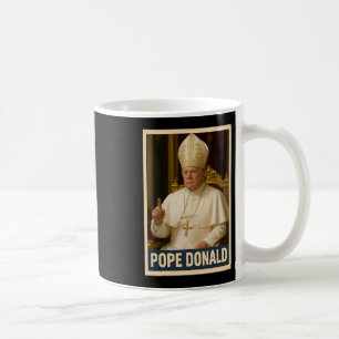 Trump als Vaticaanse Kerk Paus Trump Grappig Vatic Koffiemok