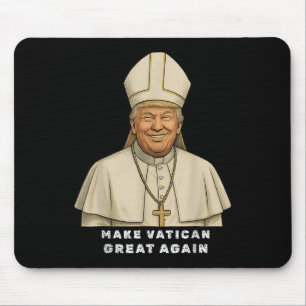 Trump als Vaticaanse Kerk Paus Trump maakt Vaticaa Muismat
