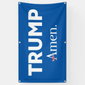 Trump Amen Spandoek (Verticaal)