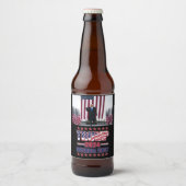 Trump America First Bier Etiket (Voorkant)